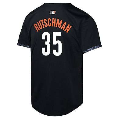 Youth Nike Adley Rutschman Black Baltimore Orioles City Connect Limited Player Jersey
