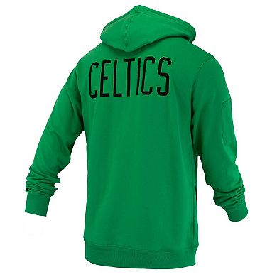 Unisex FISLL Kelly Green Boston Celtics Logoman Shadow Collection Pullover Hoodie