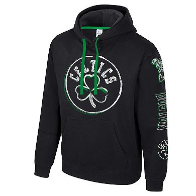 Unisex Stadium Essentials Black Boston Celtics Elementized Pullover Hoodie