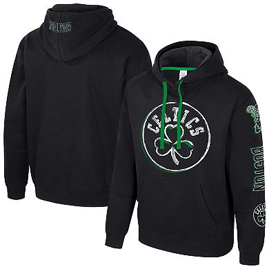 Unisex Stadium Essentials Black Boston Celtics Elementized Pullover Hoodie