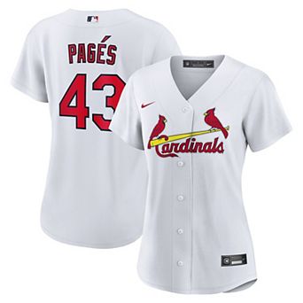 Women's Nike Pedro Pag̩s White St. Louis Cardinals Home Replica Jersey