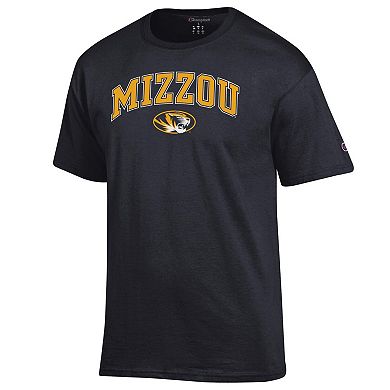 Men's Champion Black Missouri Tigers Arched Logo T-Shirt
