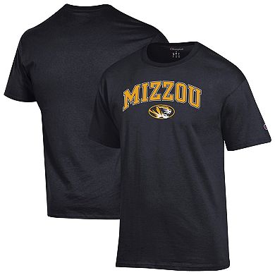 Men's Champion Black Missouri Tigers Arched Logo T-Shirt