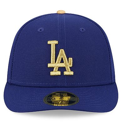 Men's New Era Royal Los Angeles Dodgers 2025 Gold Collection Low Profile 59FIFTY Fitted Hat