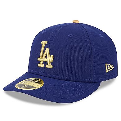 Men's New Era Royal Los Angeles Dodgers 2025 Gold Collection Low Profile 59FIFTY Fitted Hat