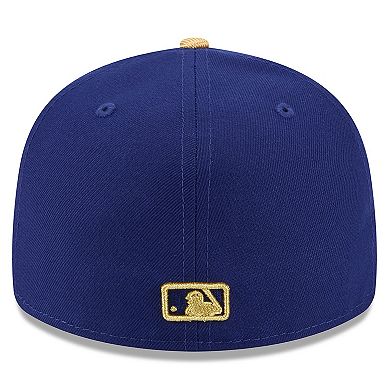 Men's New Era Royal Los Angeles Dodgers 2025 Gold Collection Low Profile 59FIFTY Fitted Hat