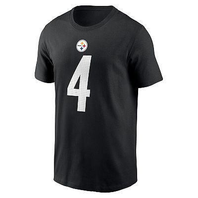 Men's Nike DK Metcalf Black Pittsburgh Steelers Name Number T-Shirt