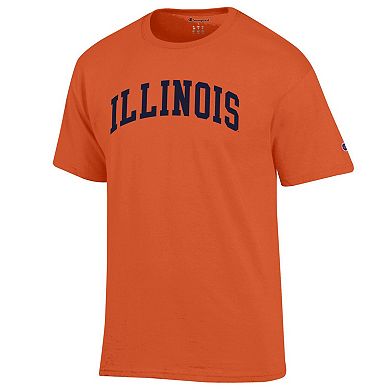 Men's Champion Orange Illinois Fighting Illini Basic Arch T-Shirt