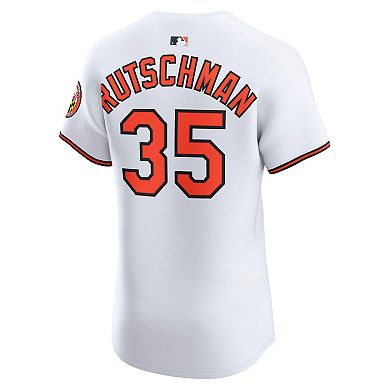 Men's Nike Adley Rutschman White Baltimore Orioles Home Elite Jersey