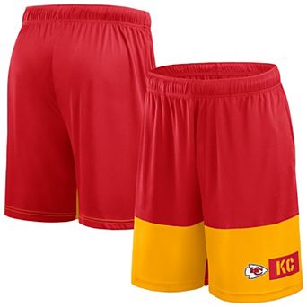 Men's Fanatics Red/Gold Kansas City Chiefs Best of the Best Performance Shorts