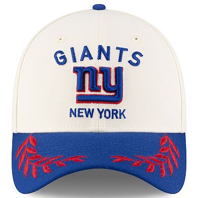 Men's New Era Cream/Royal New York Giants 2025 NFL Draft 39THIRTY Flex Hat