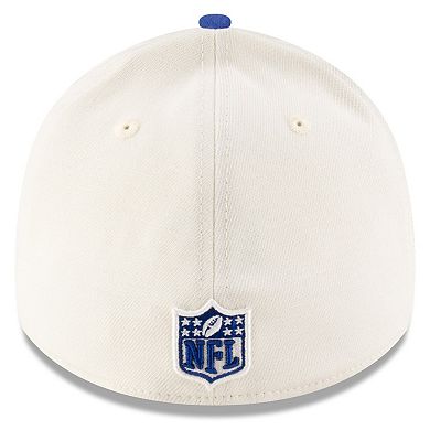 Men's New Era Cream/Royal New York Giants 2025 NFL Draft 39THIRTY Flex Hat