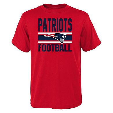Preschool Navy/Red New England Patriots Fan Fave T-Shirt Combo Set