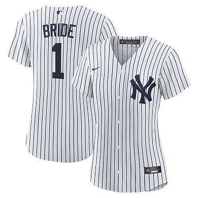 Women's Nike White New York Yankees #1 Bride Home Replica Jersey
