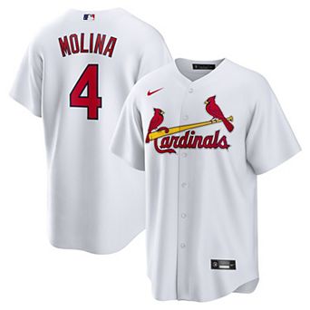 Men's Nike Yadier Molina White St. Louis Cardinals Home Replica Retired Player Jersey