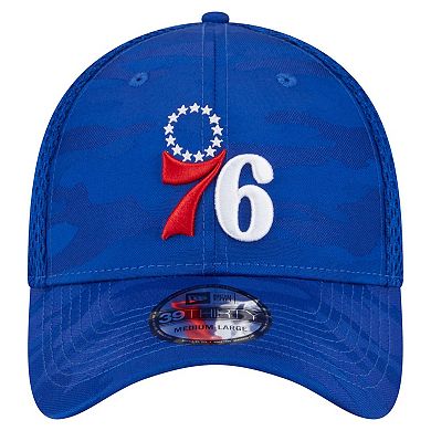 Men's New Era Royal Philadelphia 76ers Subtle Camo 39THIRTY Flex Hat