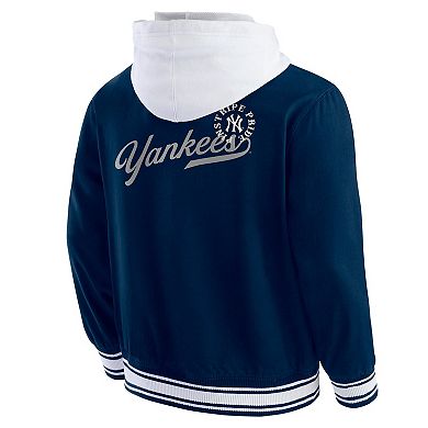 Men's Darius Rucker Collection by Fanatics Navy New York Yankees Full-Snap Hooded Jacket
