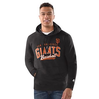 Men's Starter Black San Francisco Giants Classic Pullover Hoodie