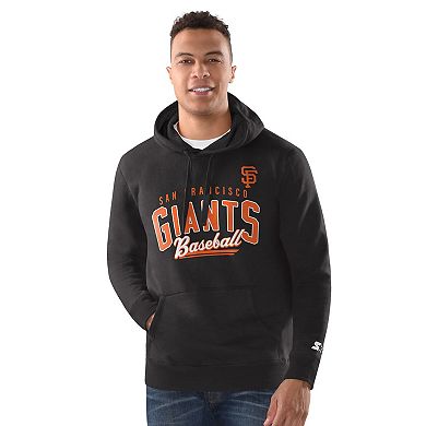 Men's Starter Black San Francisco Giants Classic Pullover Hoodie