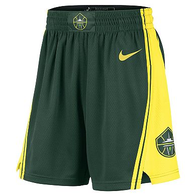 Women's Nike Green Seattle Storm On-Court Victory Performance Shorts