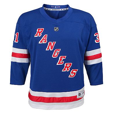 Youth Igor Shesterkin Blue New York Rangers Home Replica Player Jersey