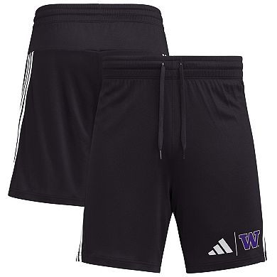 Men's adidas Black Washington Huskies AEROREADY 7" Shorts