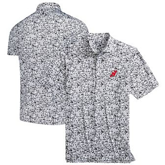 Men's johnnie-O Black/White New Jersey Devils Slapshot Polo