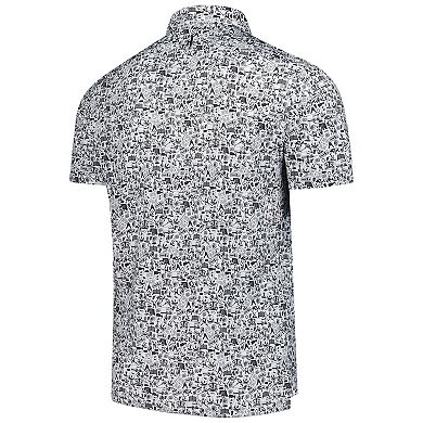 Men's johnnie-O Black/White New Jersey Devils Slapshot Polo