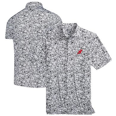 Men's johnnie-O Black/White New Jersey Devils Slapshot Polo