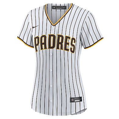 Women's Nike White San Diego Padres #1 Mom Home Replica Jersey