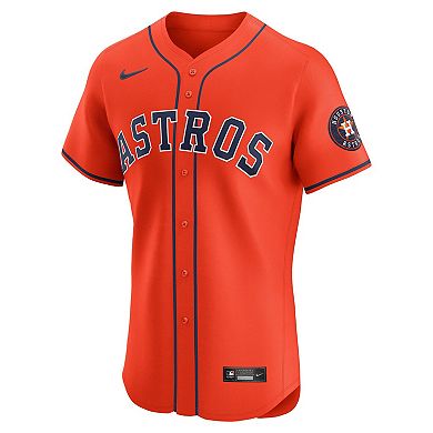 Men's Nike Orange Houston Astros Alternate Elite Jersey