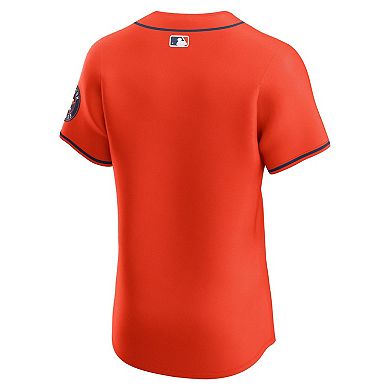 Men's Nike Orange Houston Astros Alternate Elite Jersey