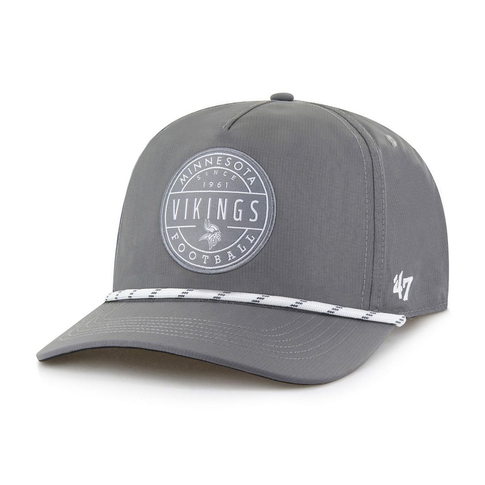 Men's '47 Gray Minnesota Vikings Suburbia Hitch Adjustable Hat