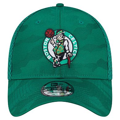 Men's New Era Kelly Green Boston Celtics Subtle Camo 39THIRTY Flex Hat