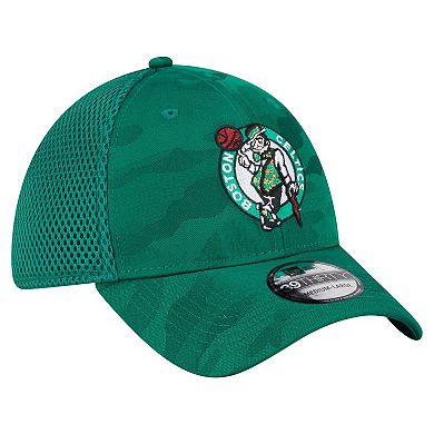 Men's New Era Kelly Green Boston Celtics Subtle Camo 39THIRTY Flex Hat
