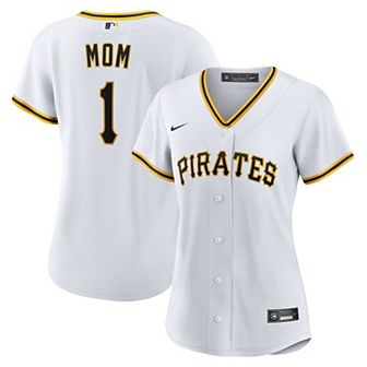 Women's Nike White Pittsburgh Pirates #1 Mom Home Replica Jersey