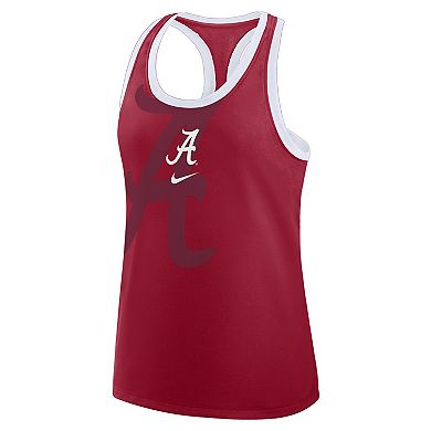 Women's Nike Crimson Alabama Crimson Tide Primetime Tri-Blend Racerback Tank Top