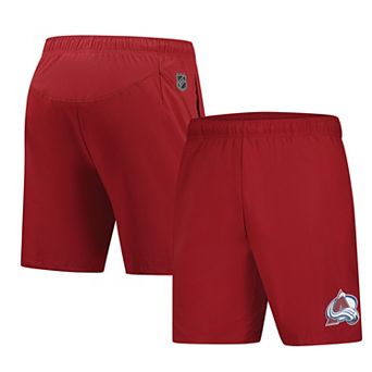 Men's Fanatics Burgundy Colorado Avalanche Tech Training Shorts