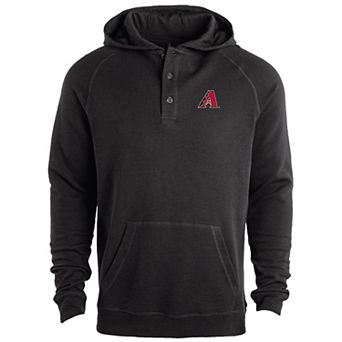 Men's Dunbrooke Black Arizona Diamondbacks Montana Raglan Pullover Hoodie
