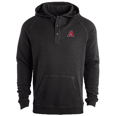 Men's Dunbrooke Black Arizona Diamondbacks Montana Raglan Pullover Hoodie