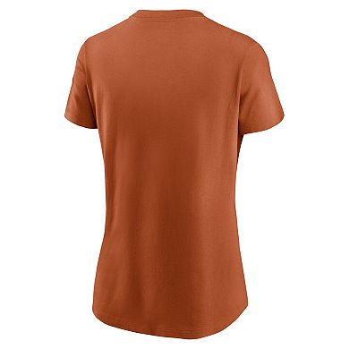 Women's Nike Texas Orange Texas Longhorns Local Script T-Shirt