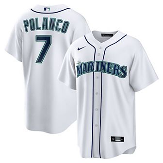 Men's Nike Jorge Polanco White Seattle Mariners Home Replica Jersey