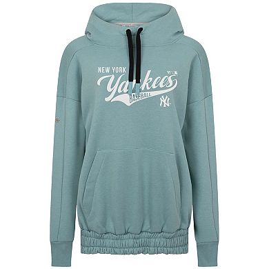 Women's Levelwear Blue New York Yankees Waterfall Glide Pullover Hoodie