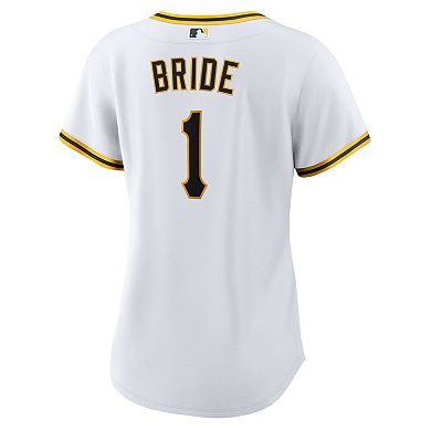 Women's Nike White Pittsburgh Pirates #1 Bride Home Replica Jersey