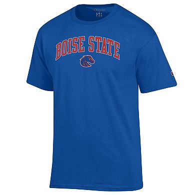 Men's Champion Royal Boise State Broncos Arch Over Logo T-Shirt