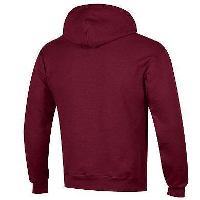 Men's Champion Crimson Harvard Crimson Basic Arch Fleece Pullover Hoodie