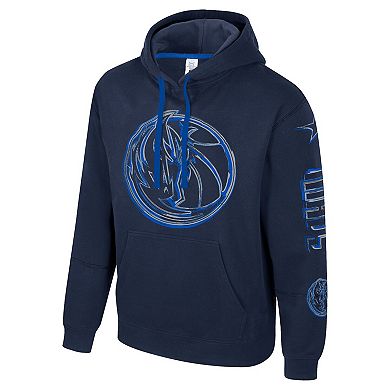 Unisex Stadium Essentials Navy Dallas Mavericks Elementized Pullover Hoodie