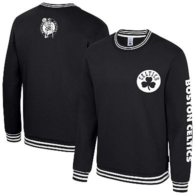 Unisex Stadium Essentials Black Boston Celtics Half-Time 2 Pullover Sweatshirt