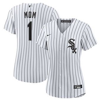 Women's Nike White Chicago White Sox #1 Mom Home Replica Jersey