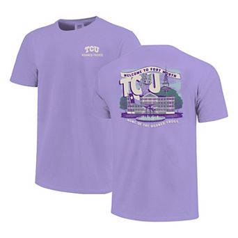 Youth Purple TCU Horned Frogs Local Campus Scene T-Shirt
